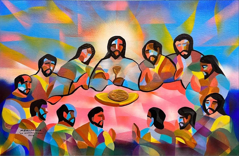 Last Supper by Manuel Baldemor<br>(24″ x 36″)